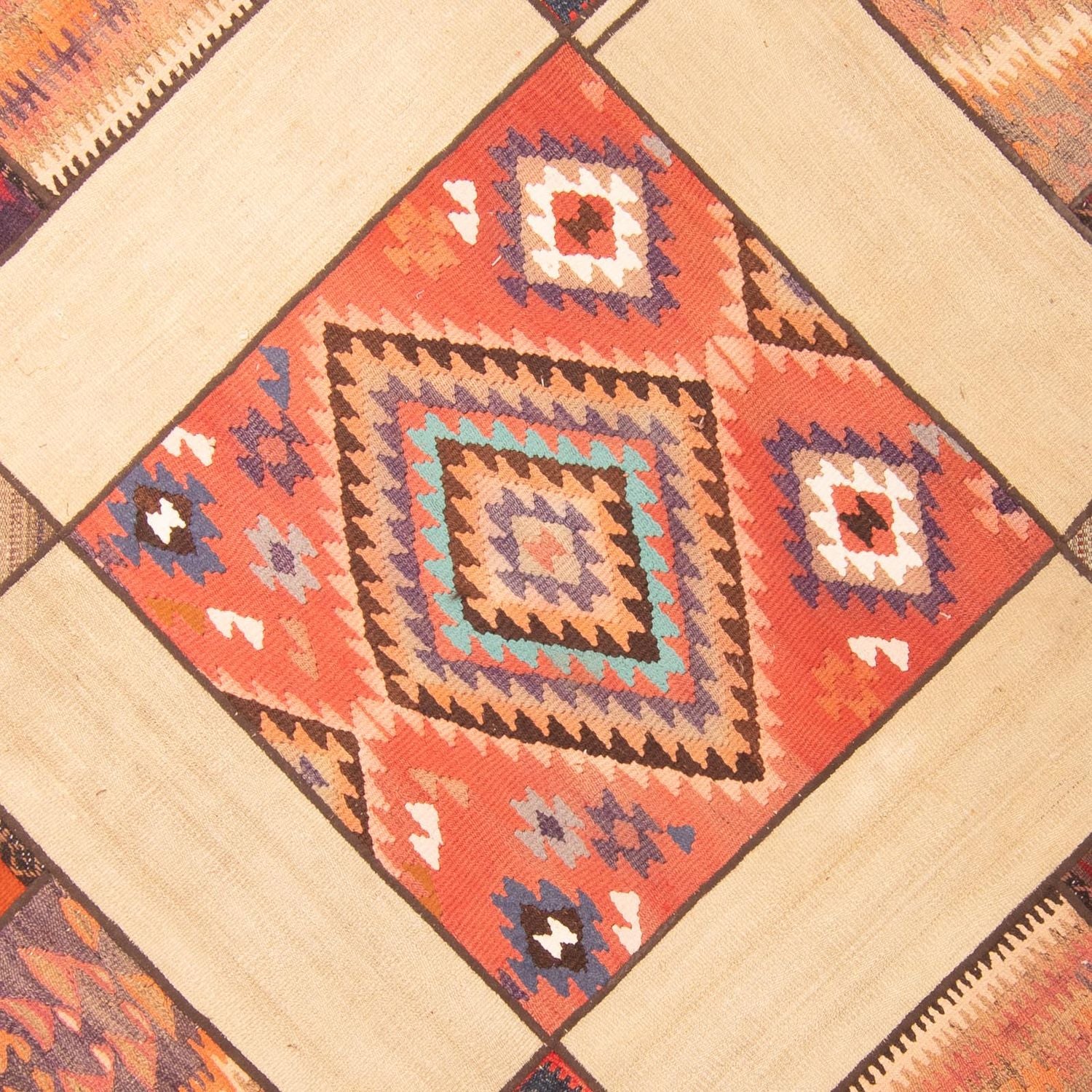 Tapis patchwork - 230 x 160 cm - multicolore