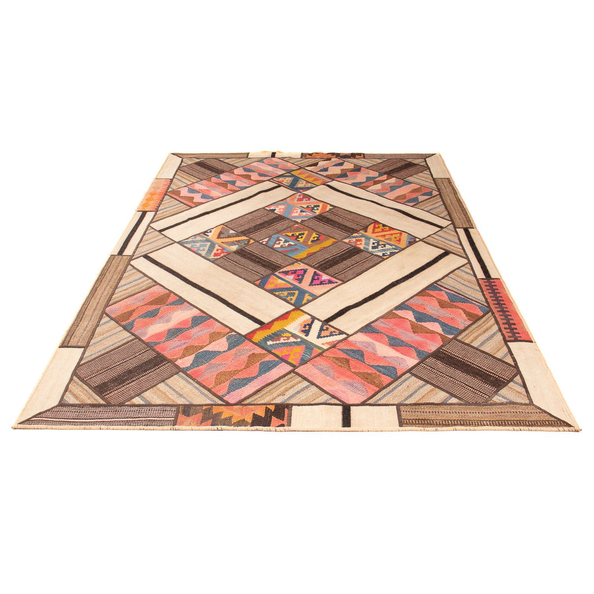 Tapis patchwork - 230 x 160 cm - multicolore