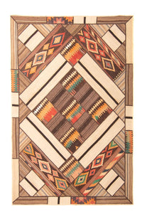 Tapis patchwork - 230 x 160 cm - multicolore