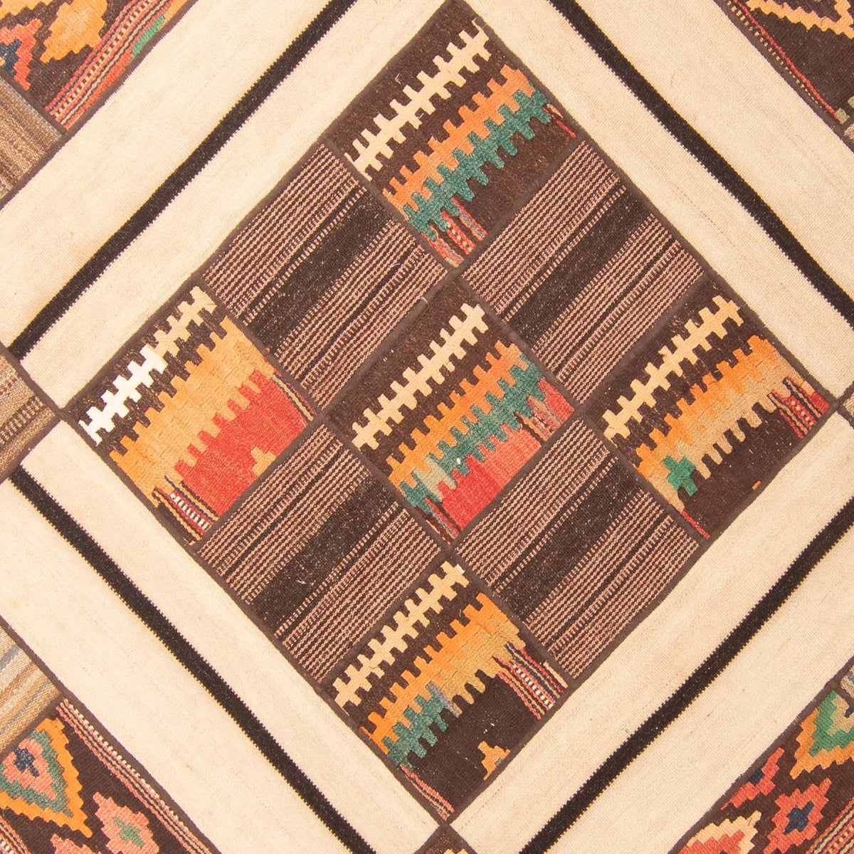 Tapis patchwork - 230 x 160 cm - multicolore