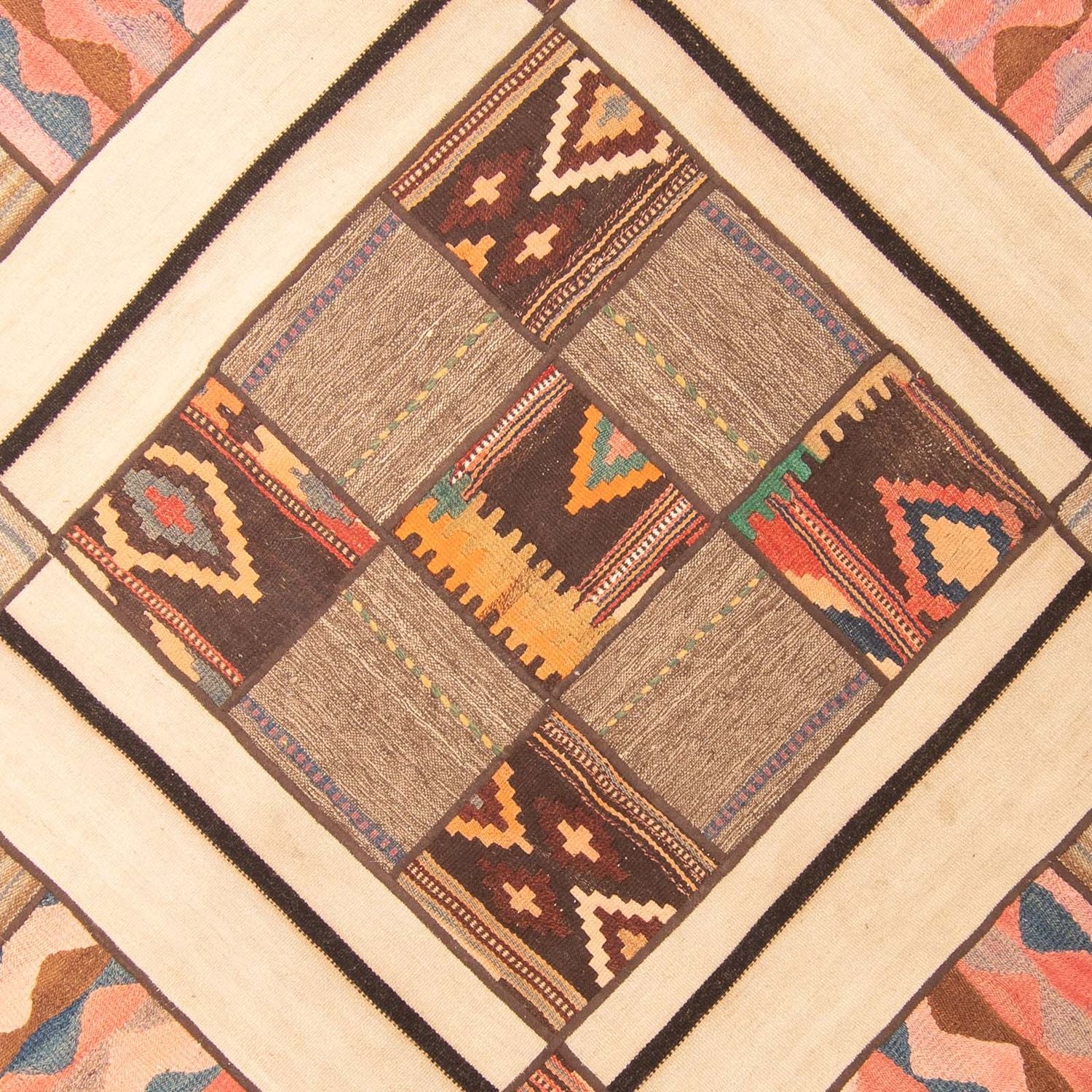 Tapis patchwork - 230 x 160 cm - multicolore