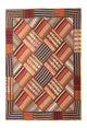 Tapis patchwork 200x150cm - Perserteppich Wollteppich