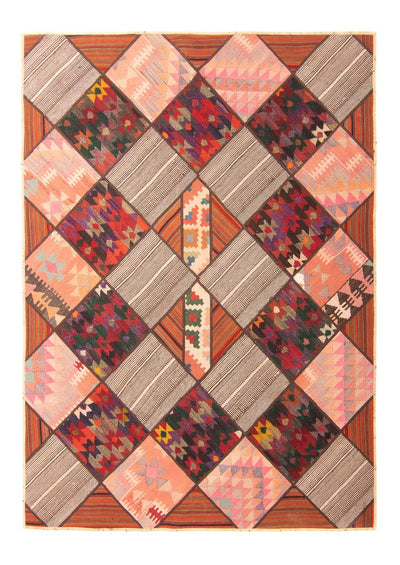 Tapis patchwork 150x200cm - Perserteppich Wollteppich