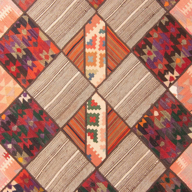 Tapis patchwork - 200 x 150 cm - multicolore