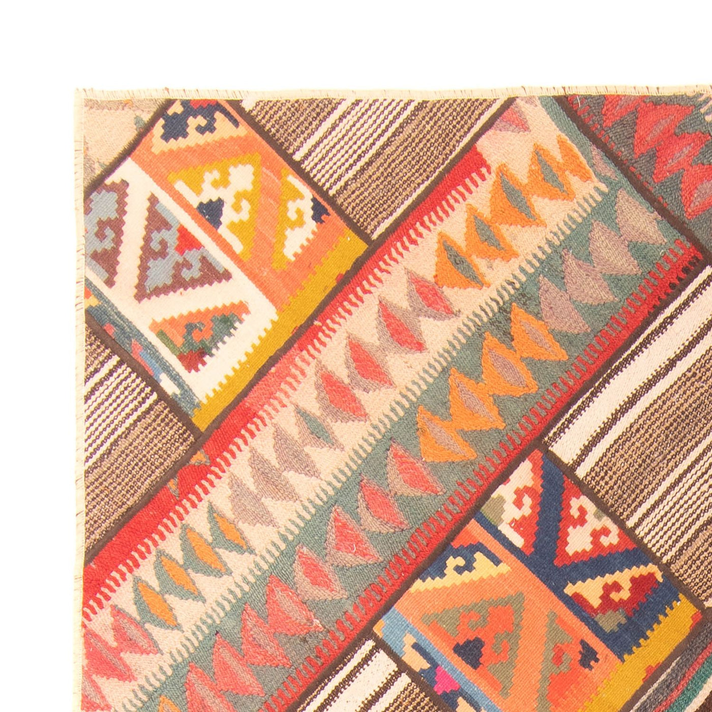 Tapis patchwork 200x150cm - Perserteppich Wollteppich