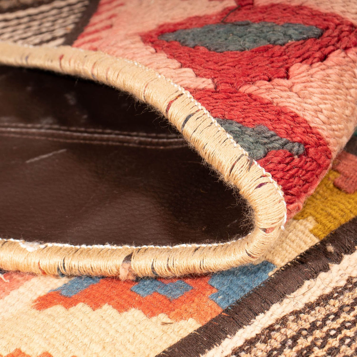 Tapis patchwork - 200 x 150 cm - multicolore