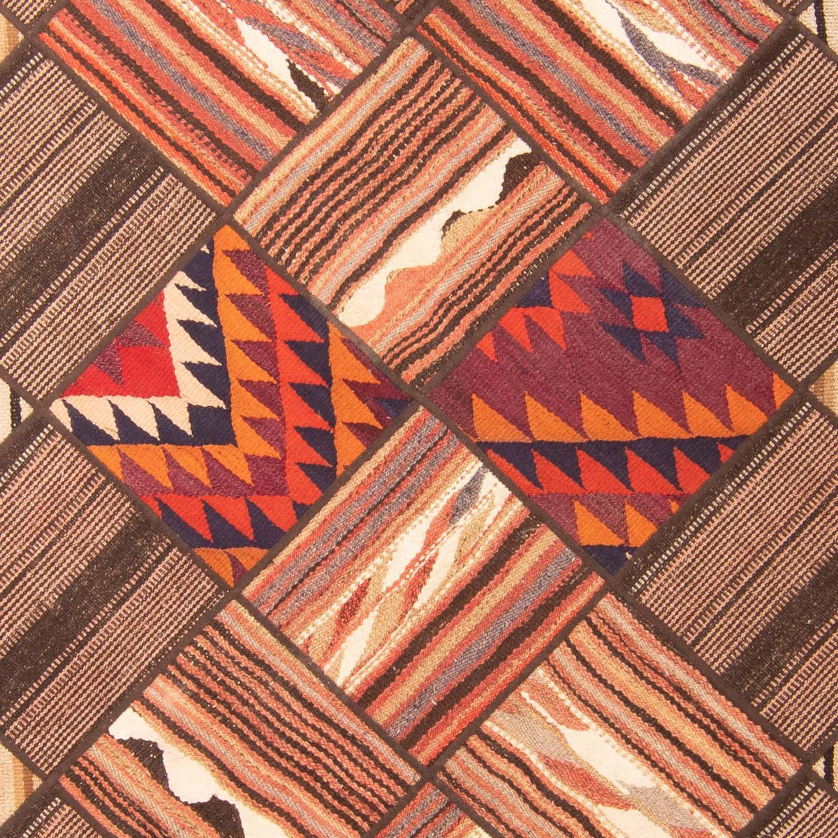 Tapis patchwork - 200 x 150 cm - multicolore