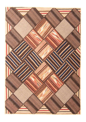 Tapis patchwork - 200 x 150 cm - multicolore