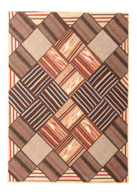 Tapis patchwork - 200 x 150 cm - multicolore