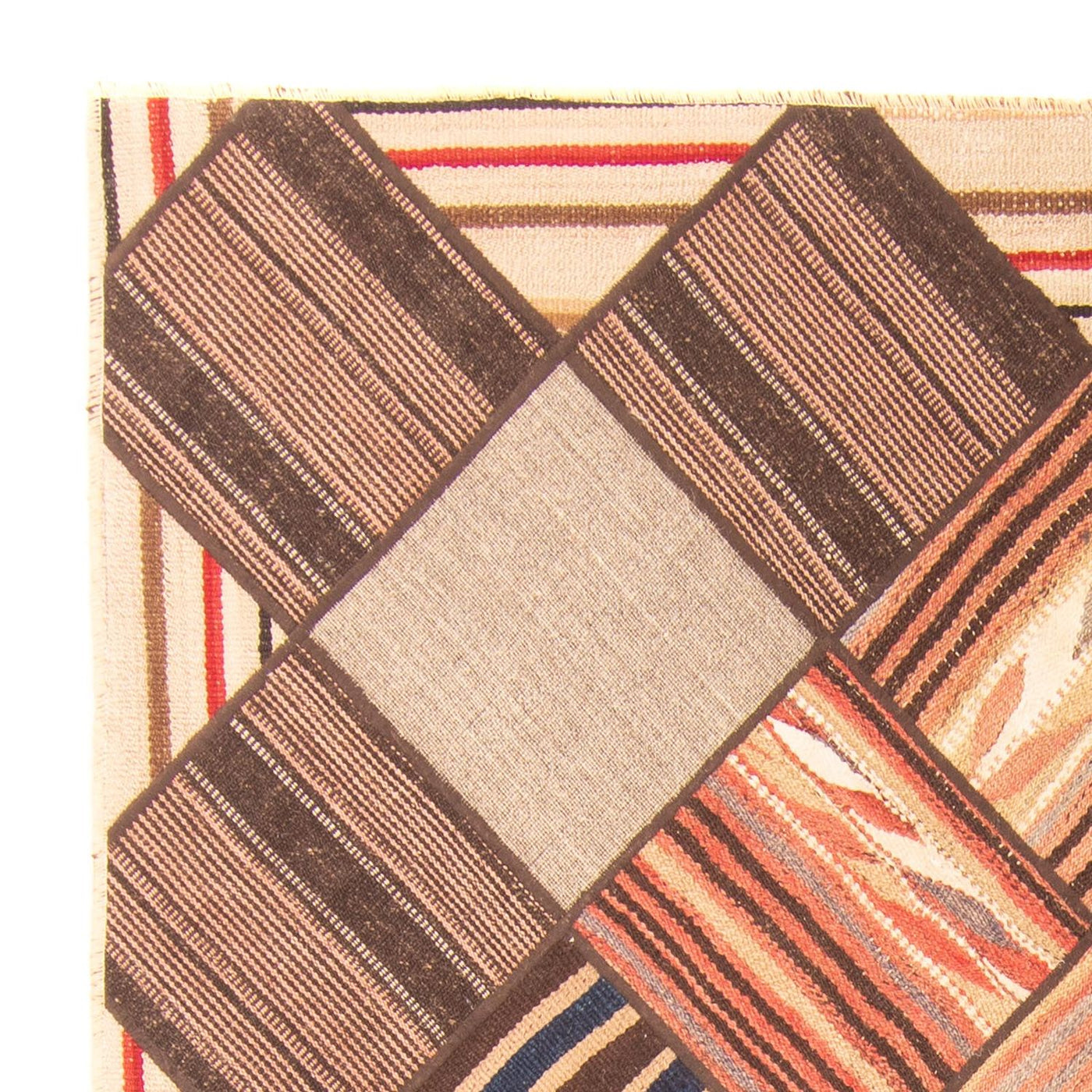 Tapis patchwork 200x150cm - Perserteppich Wollteppich