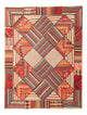Tapis patchwork 200x150cm - Perserteppich Wollteppich