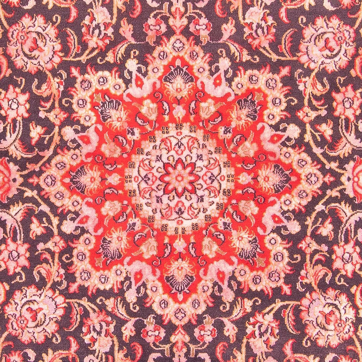 Tapis persan - Ghom - 240 x 172 cm - rouge clair