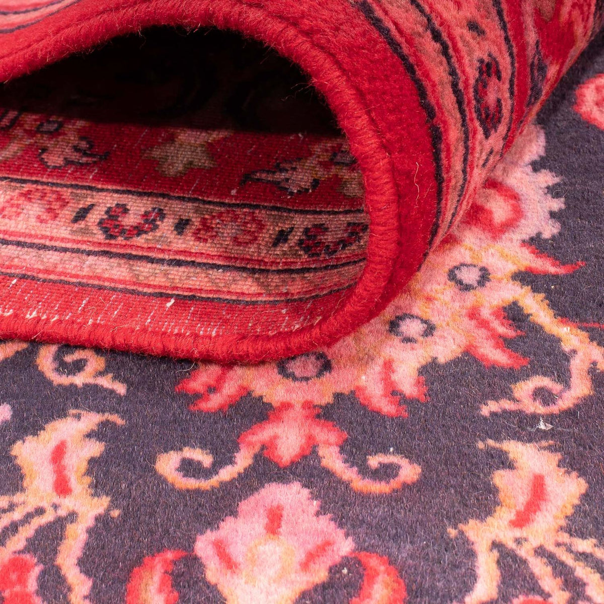 Tapis persan - Ghom - 240 x 172 cm - rouge clair