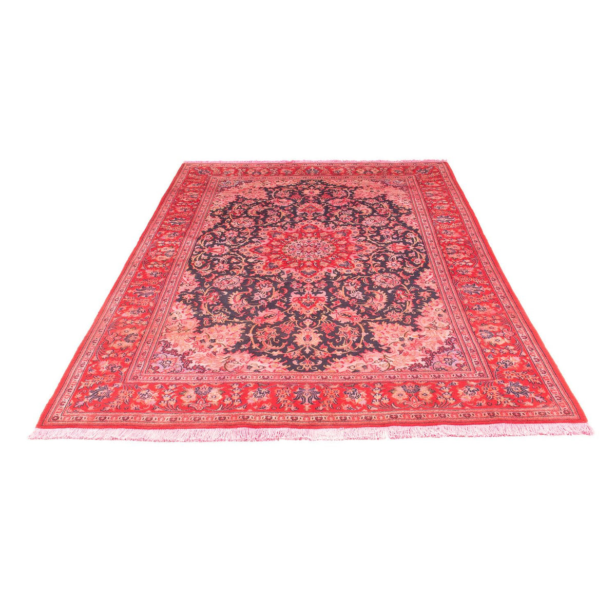 Tapis persan - Ghom - 240 x 172 cm - rouge clair
