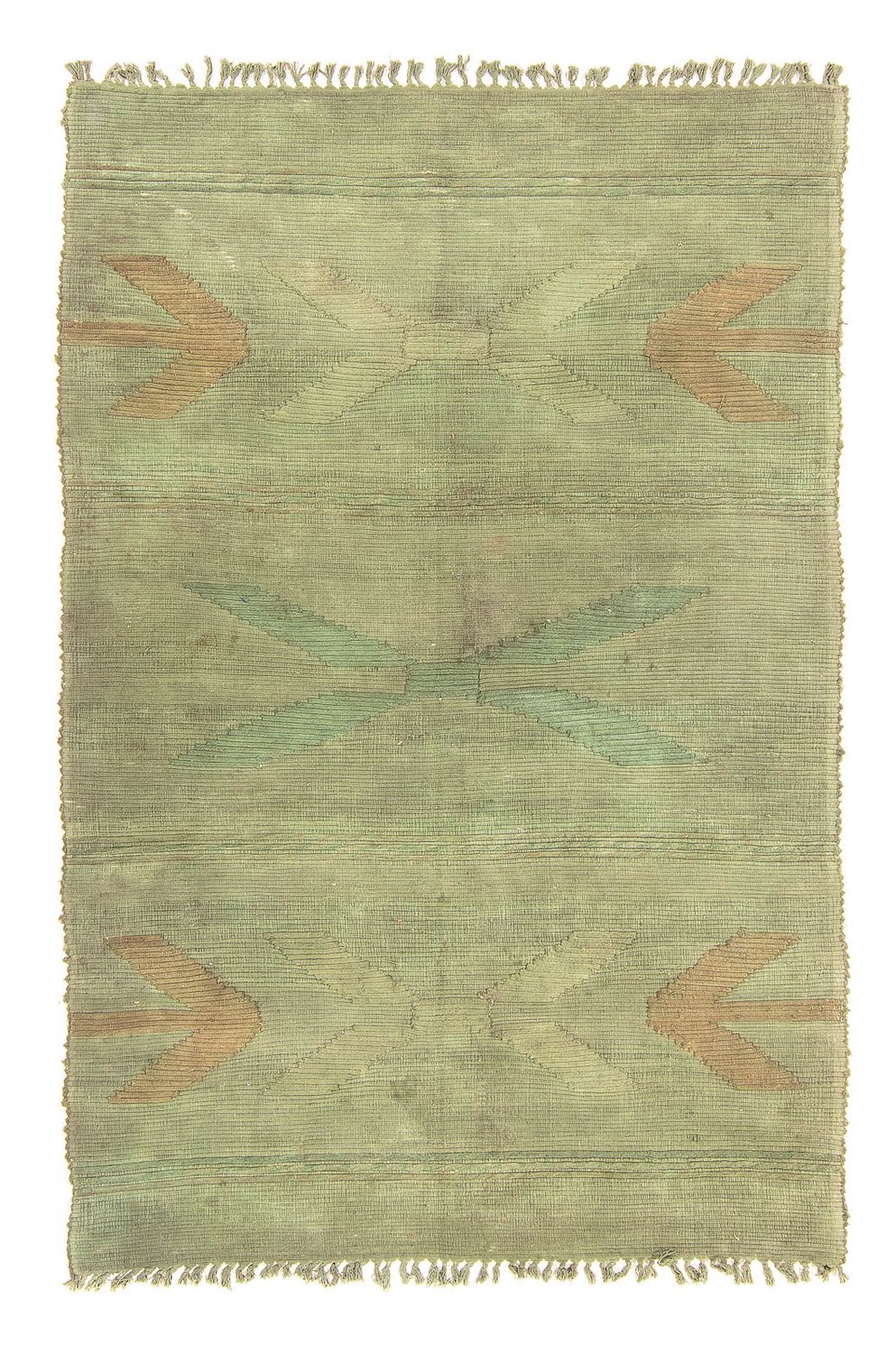 Tapis Kelim - Tendance - 208 x 130 cm - vert