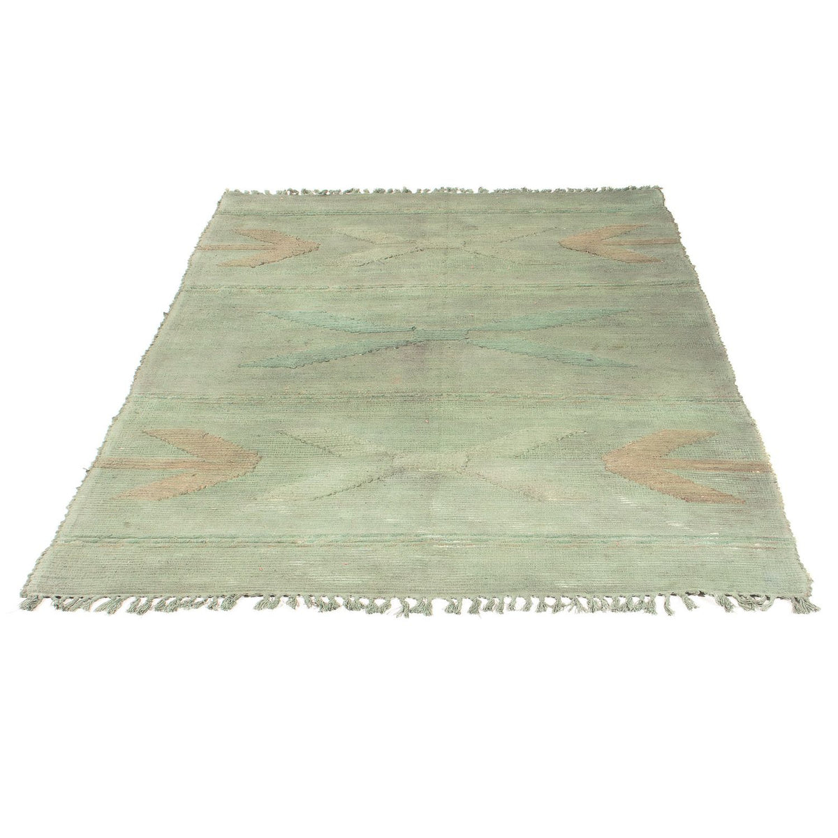 Tapis Kelim - Tendance - 208 x 130 cm - vert