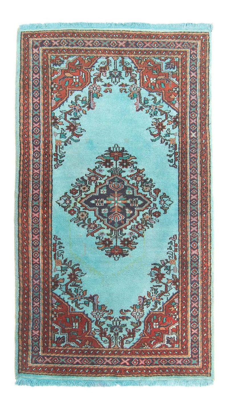 Tapis oriental - Indus - 180 x 97 cm - bleu clair