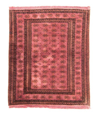 Tapis Pakistani - 165 x 131 cm - rouge clair
