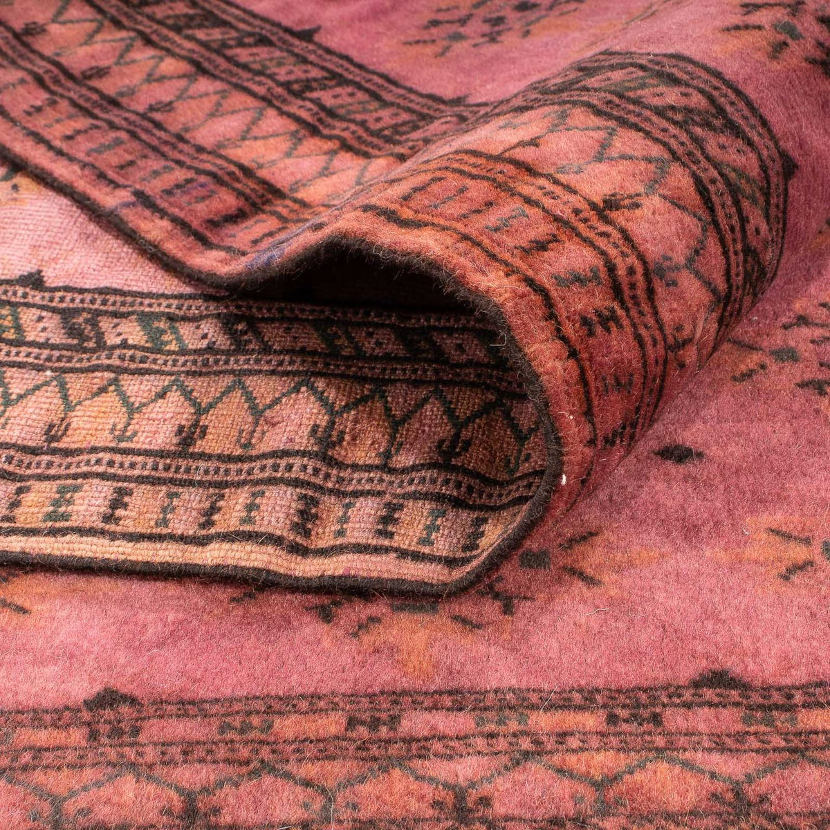 Tapis Pakistani - 165 x 131 cm - rouge clair