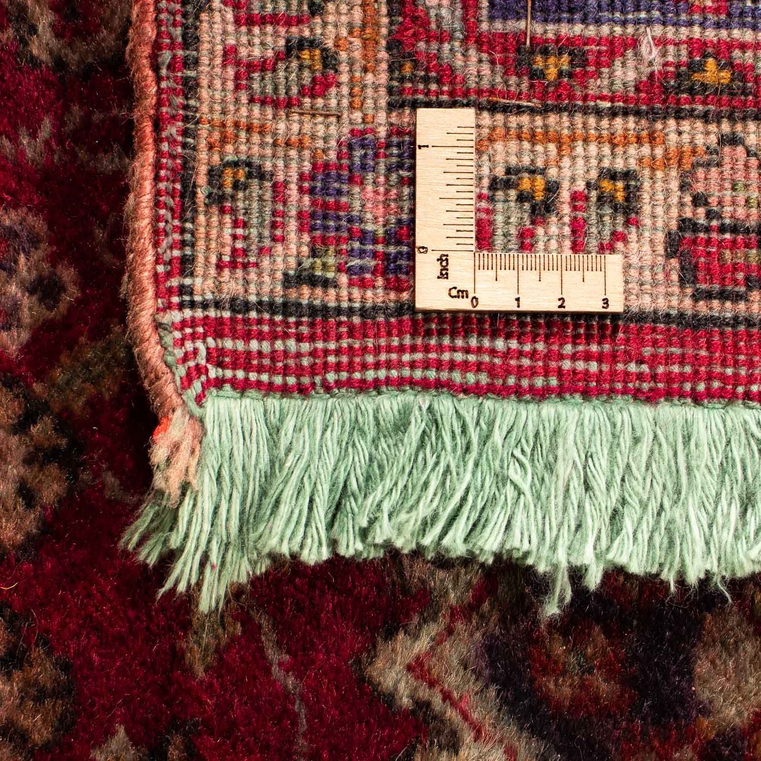 Tapis persan - Tabriz - 308 x 226 cm - rouge foncé