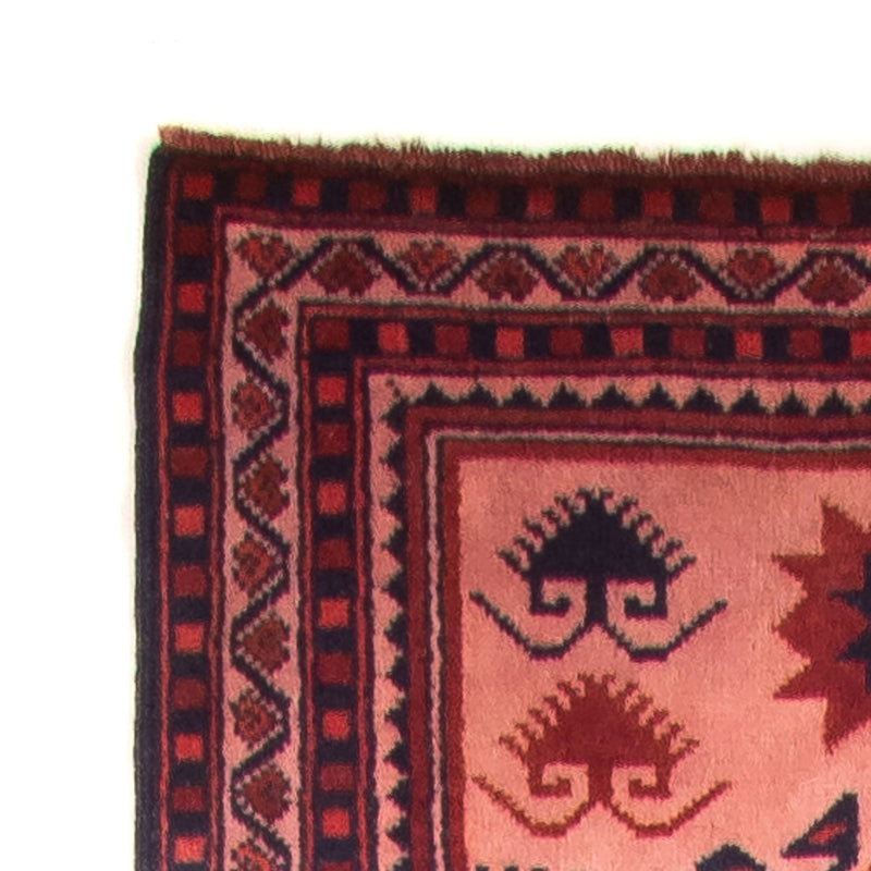 Tapis de couloir Tapis Kelim - Oriental - 400 x 75 cm - rouge clair