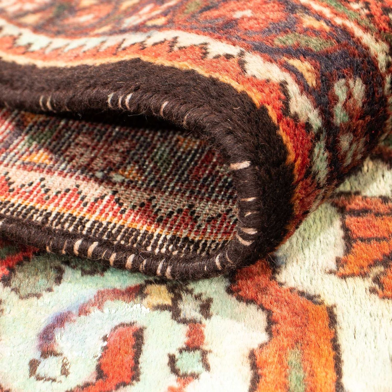 Tapis persan - Nomadic - 336 x 170 cm - rouge clair