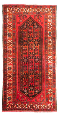 Tapis persan - Nomadic - 297 x 154 cm - rouge foncé