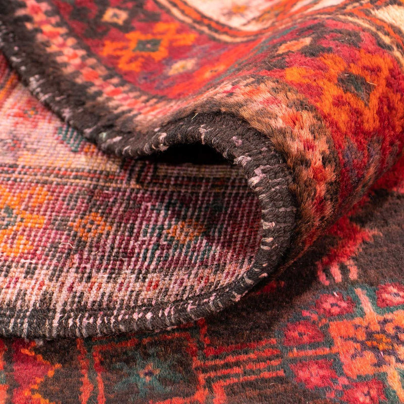 Tapis persan - Nomadic - 297 x 154 cm - rouge foncé