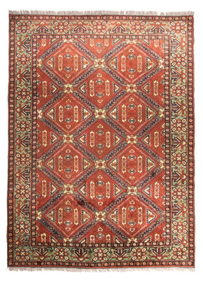 Tapis afghan - Hatschlu - 285 x 208 cm - rouille