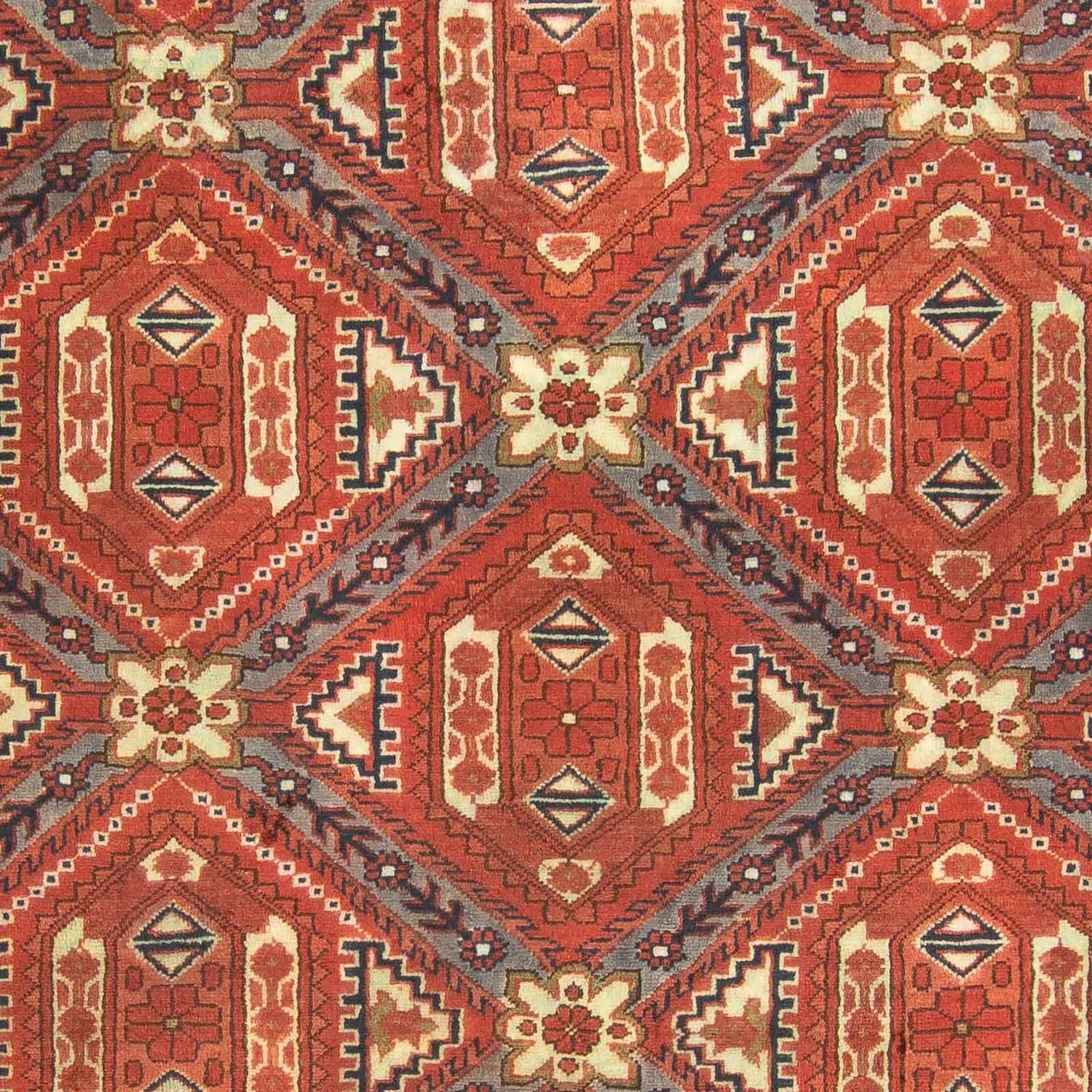 Tapis afghan - Hatschlu - 285 x 208 cm - rouille
