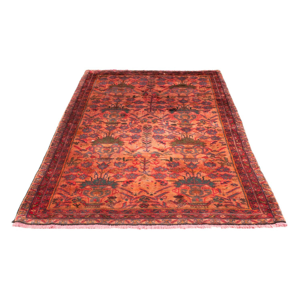 Tapis persan - Classique - 208 x 124 cm - rouge clair