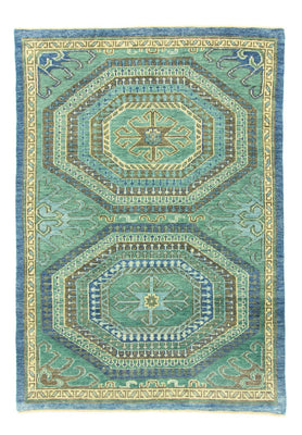 Tapis design - 250 x 180 cm - vert de mer