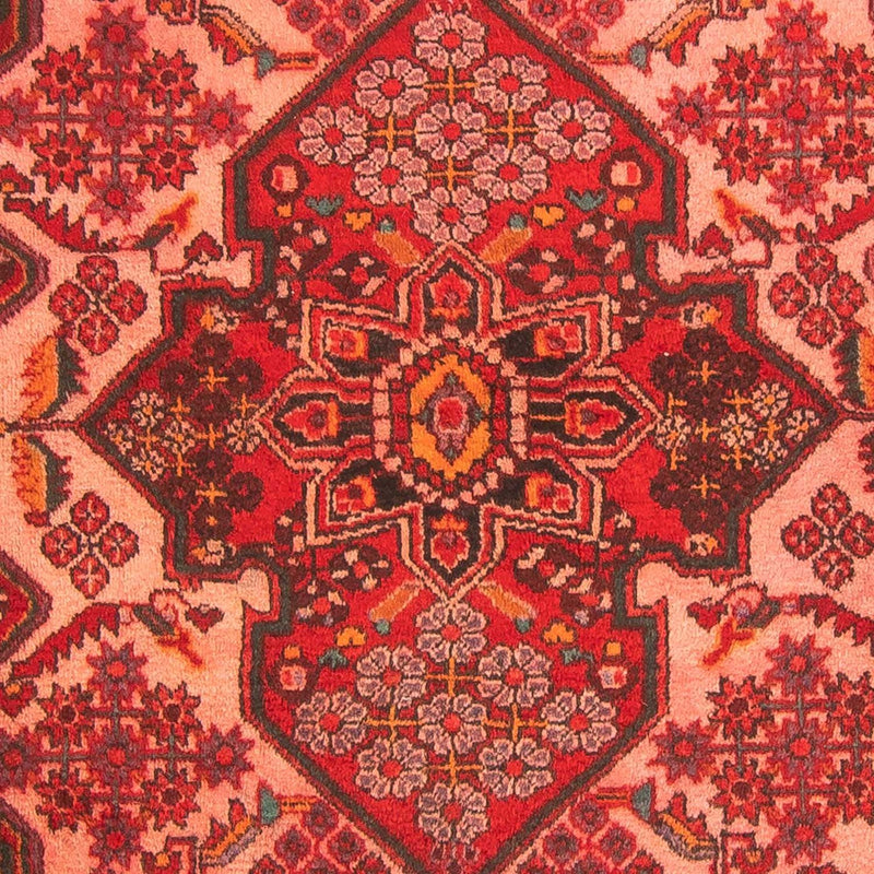 Tapis persan - Nomadic - 207 x 132 cm - rouge clair