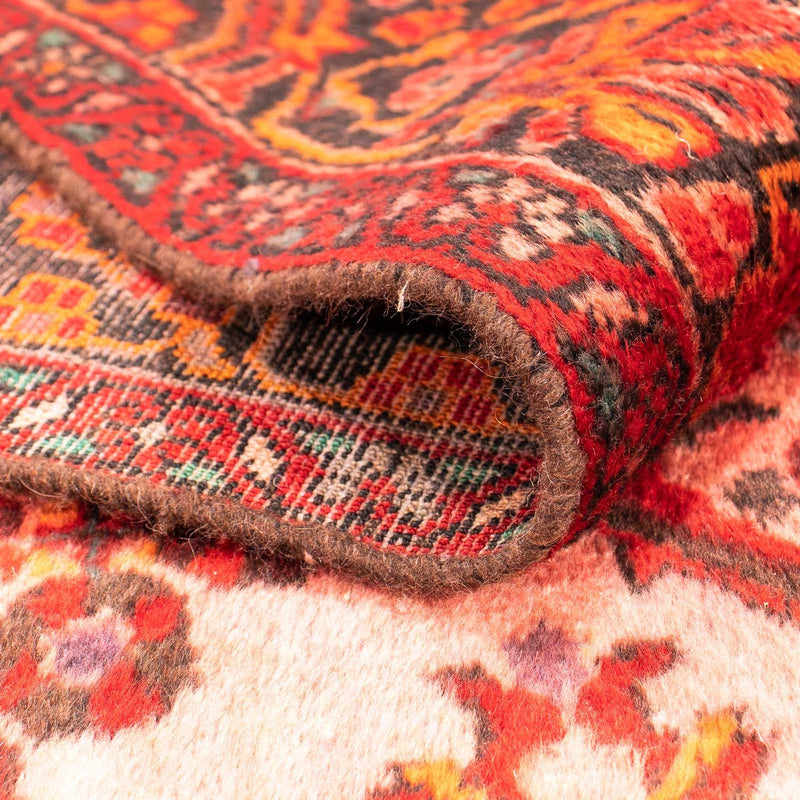 Tapis persan - Nomadic - 207 x 132 cm - rouge clair