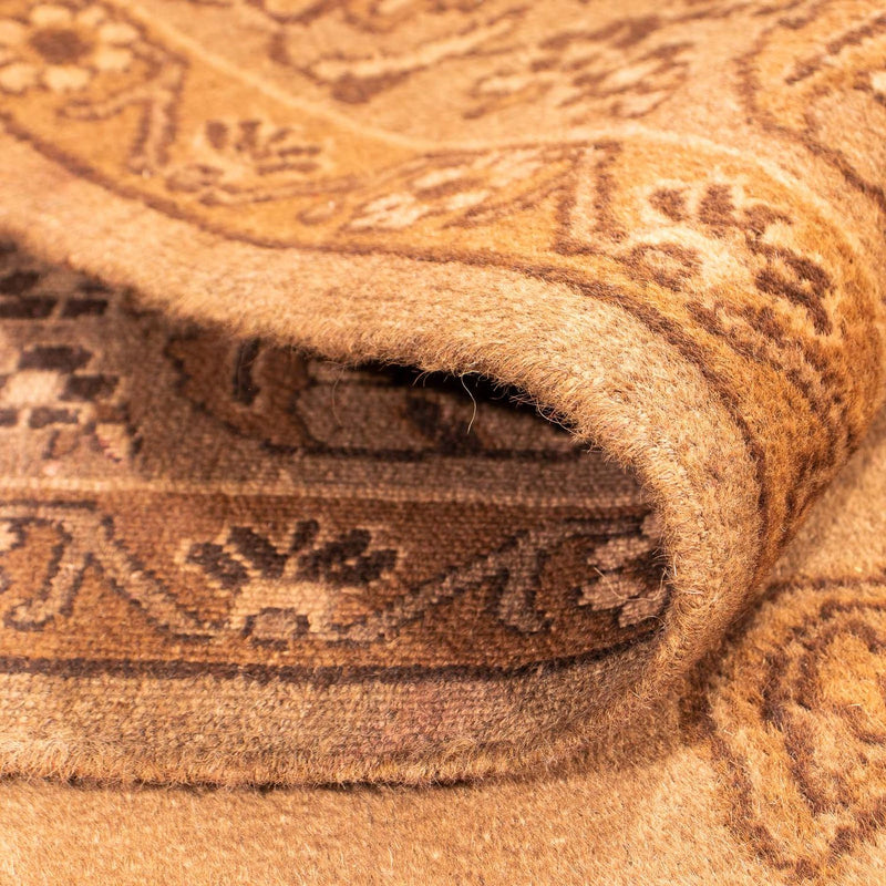 Tapis afghan - 213 x 150 cm - beige foncé