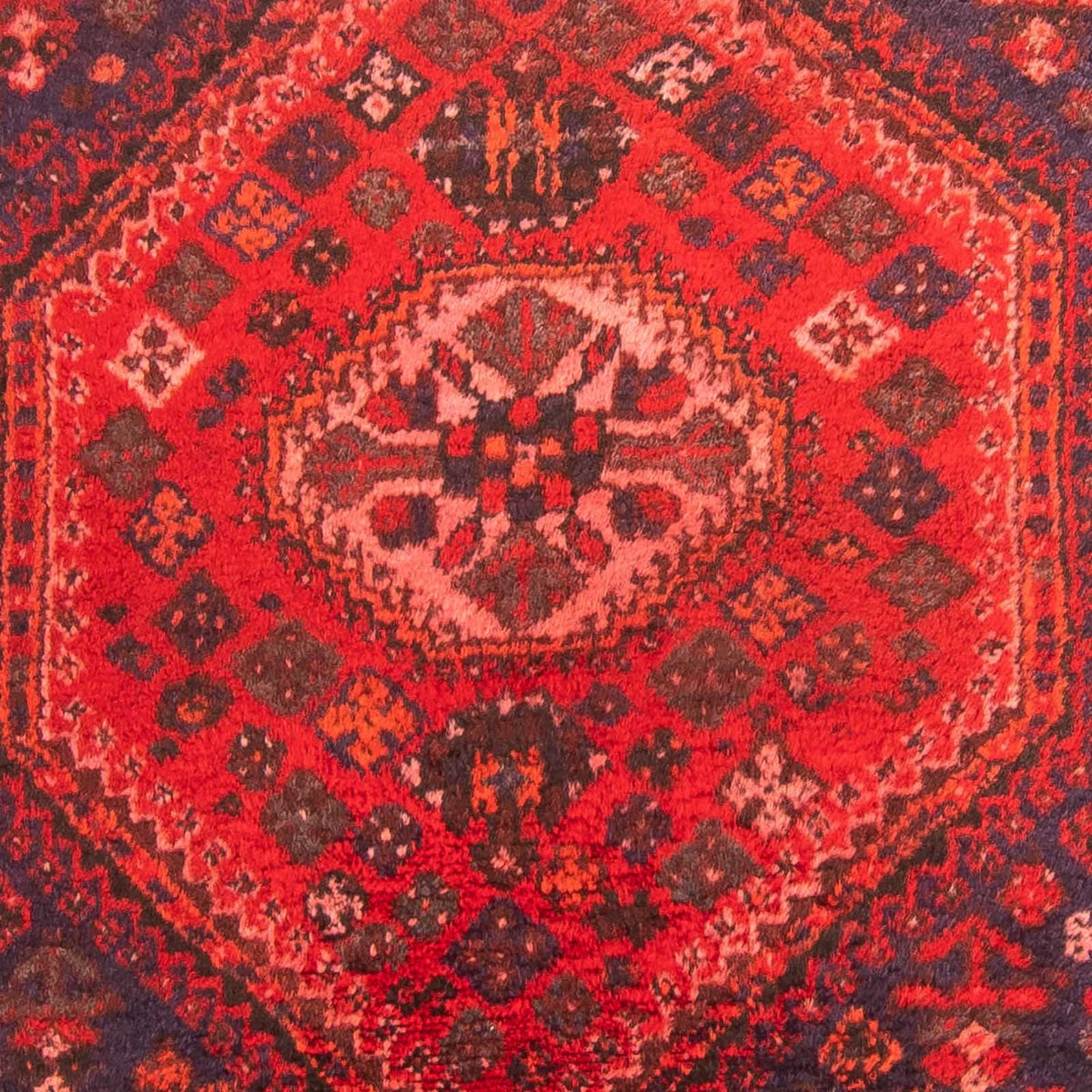 Tapis persan - Nomadic - 189 x 139 cm - rouge