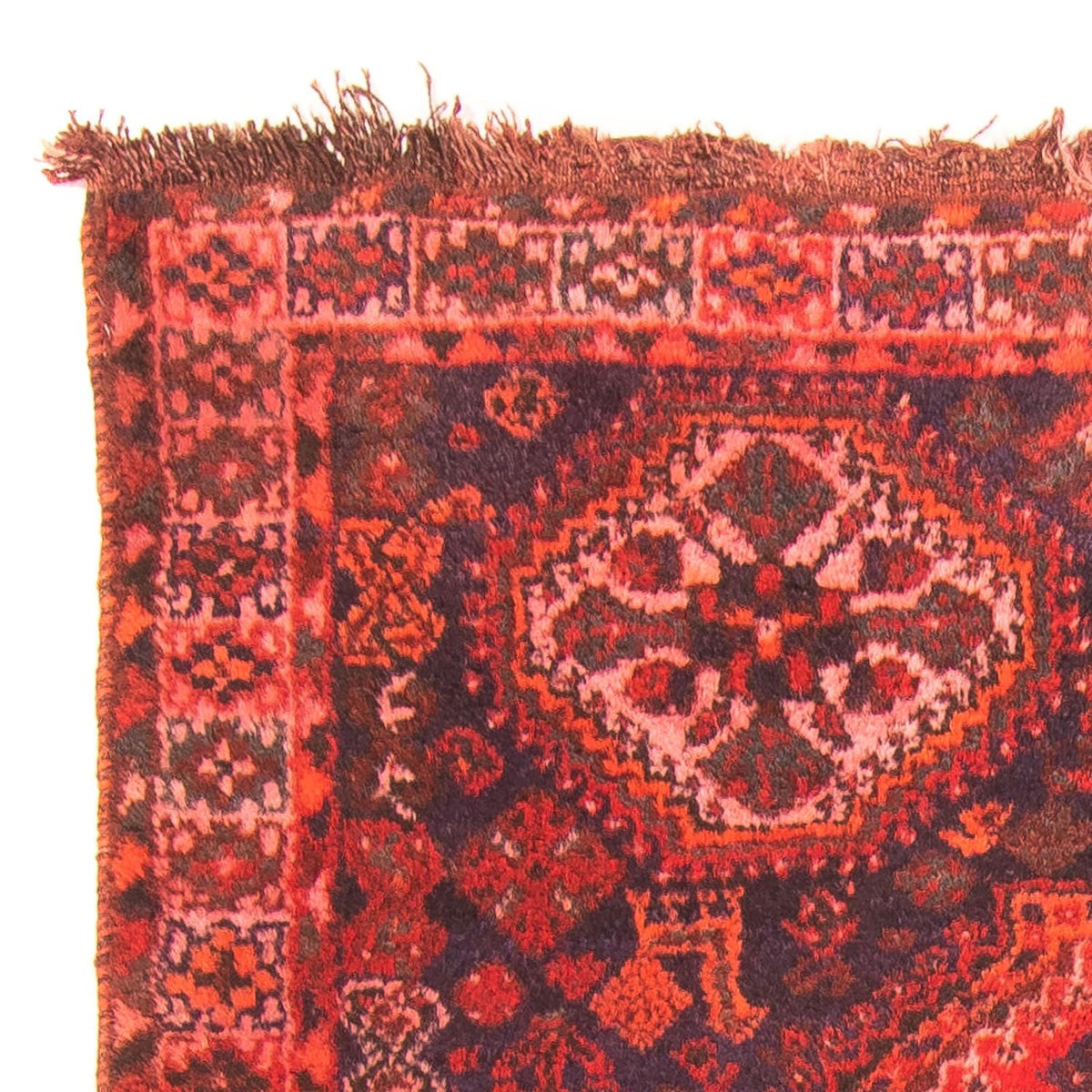 Tapis persan - Nomadic - 189 x 139 cm - rouge