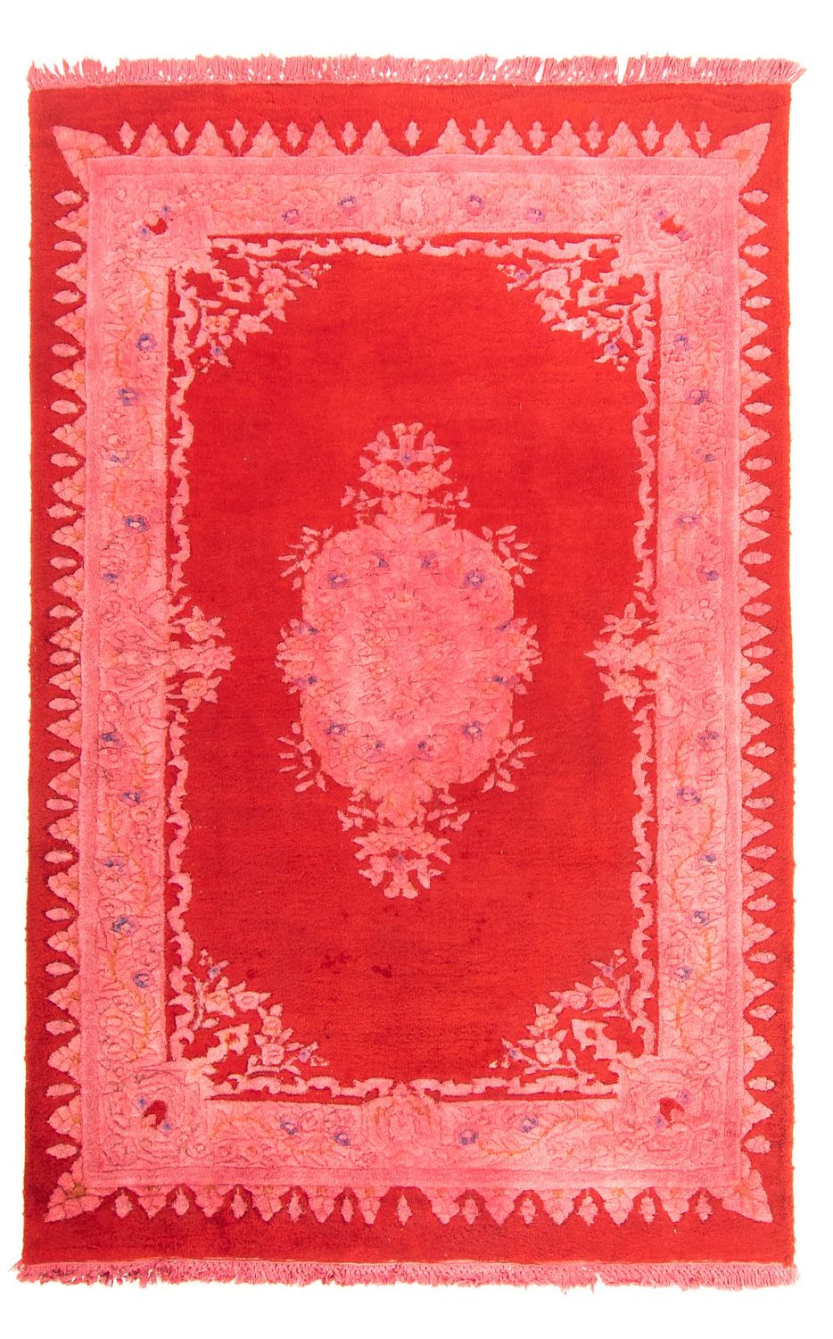 Tapis chinois - 204 x 136 cm - rouge