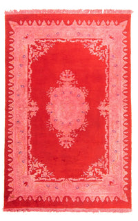 Tapis chinois - 204 x 136 cm - rouge