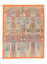 Tapis design - 267 x 219 cm - orange