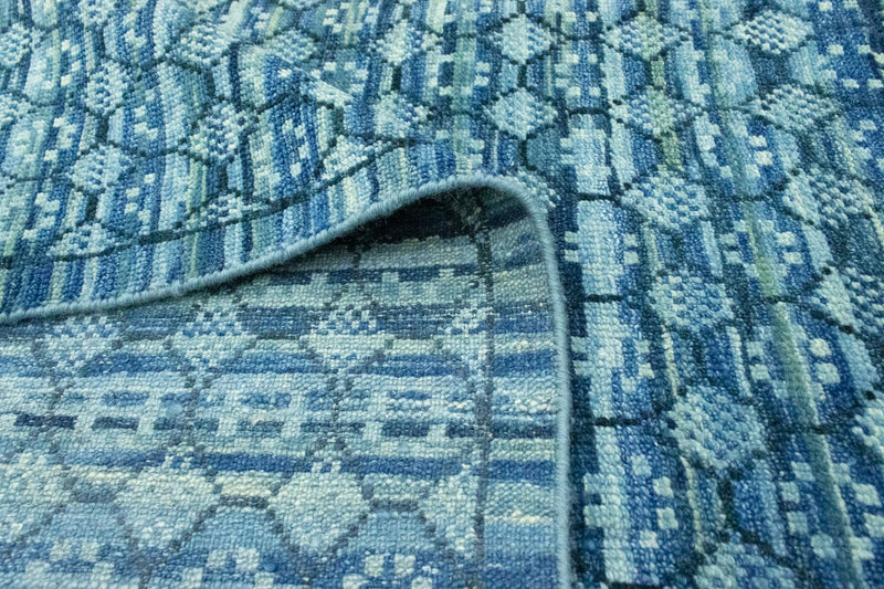 Tapis design - 285 x 237 cm - bleu clair