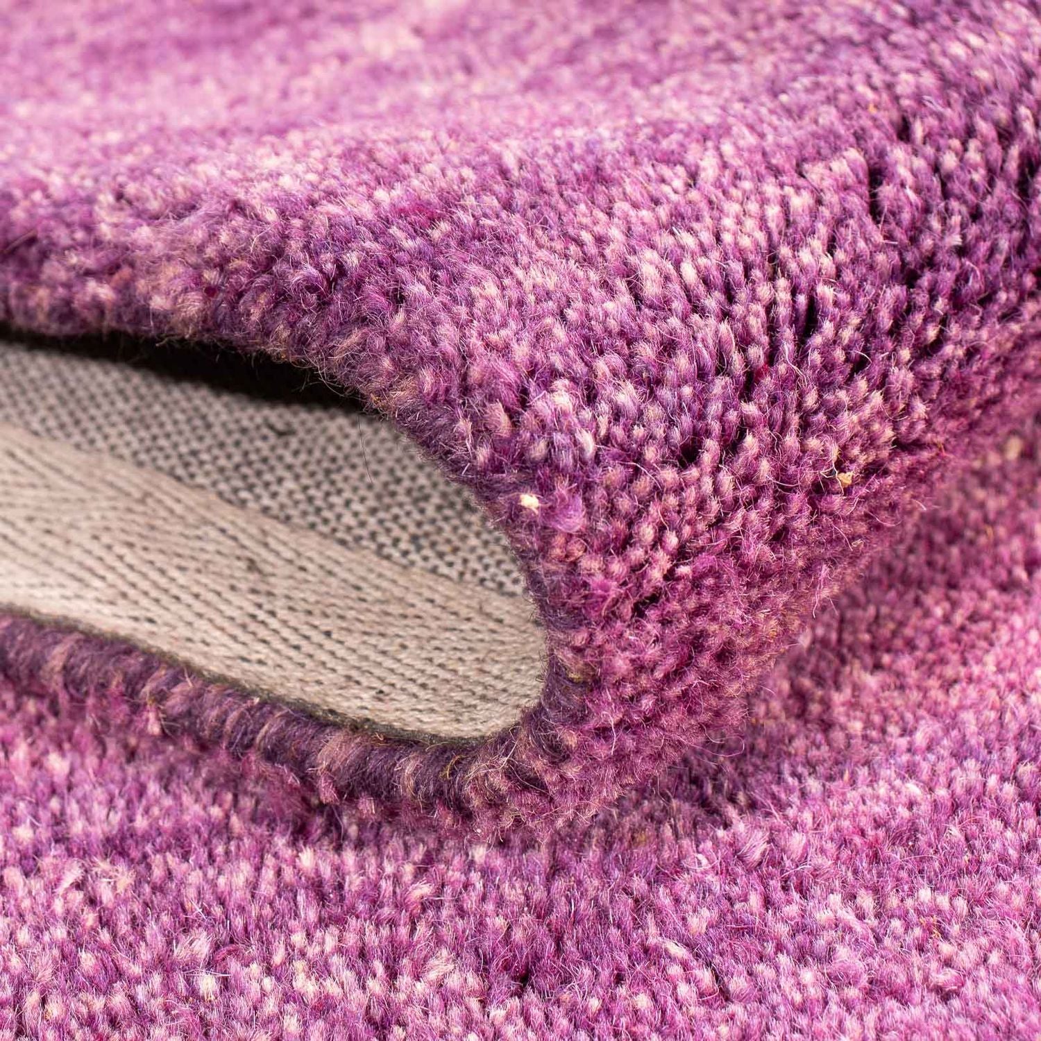 Tapis en laine - 193 x 140 cm - violet