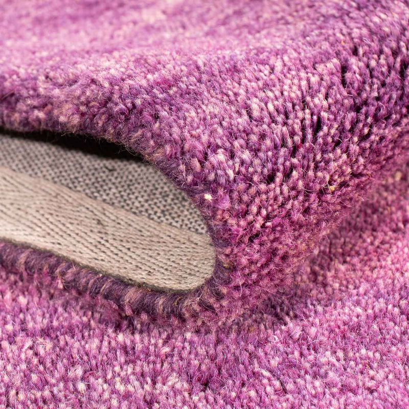 Tapis en laine - 193 x 140 cm - violet