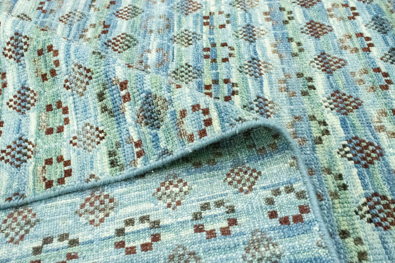 Tapis design - 270 x 244 cm - bleu clair