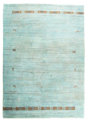Tapis Gabbeh - Indus - 237 x 170 cm - bleu clair