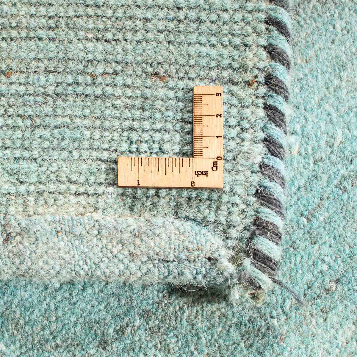 Tapis Gabbeh - Indus - 237 x 170 cm - bleu clair