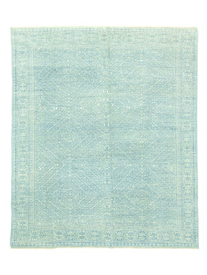 Tapis design - 301 x 258 cm - bleu clair