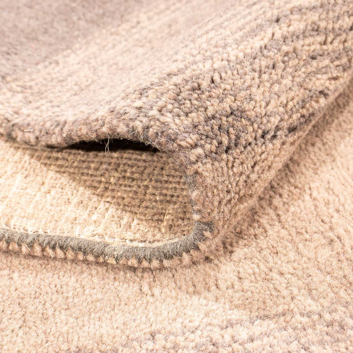 Tapis Gabbeh - Indus - 165 x 115 cm - marron clair