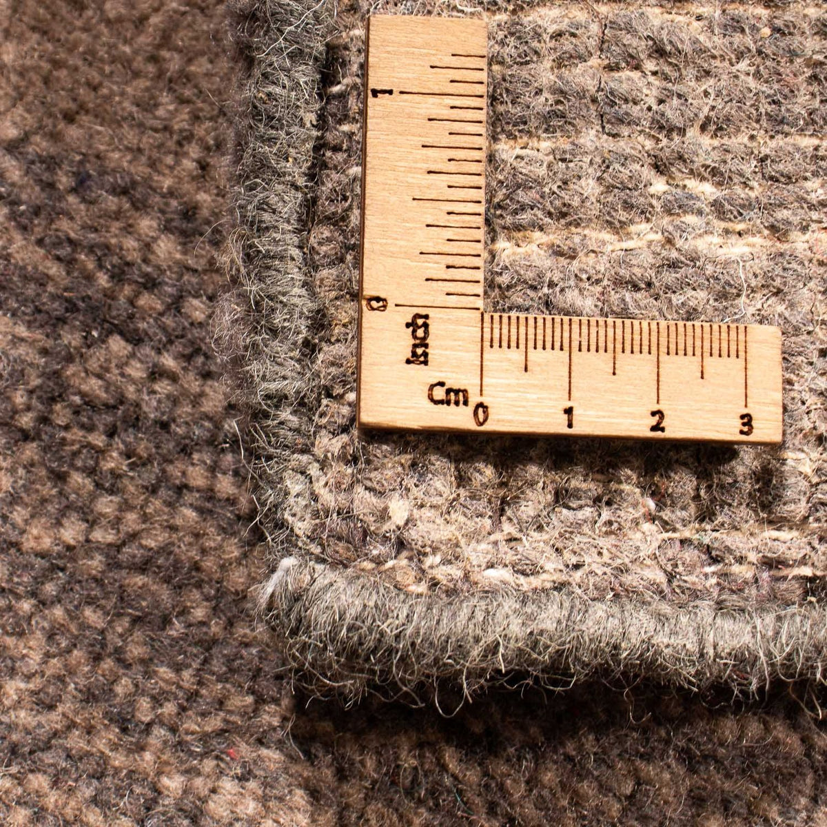 Tapis Gabbeh - Indus - 165 x 115 cm - marron clair