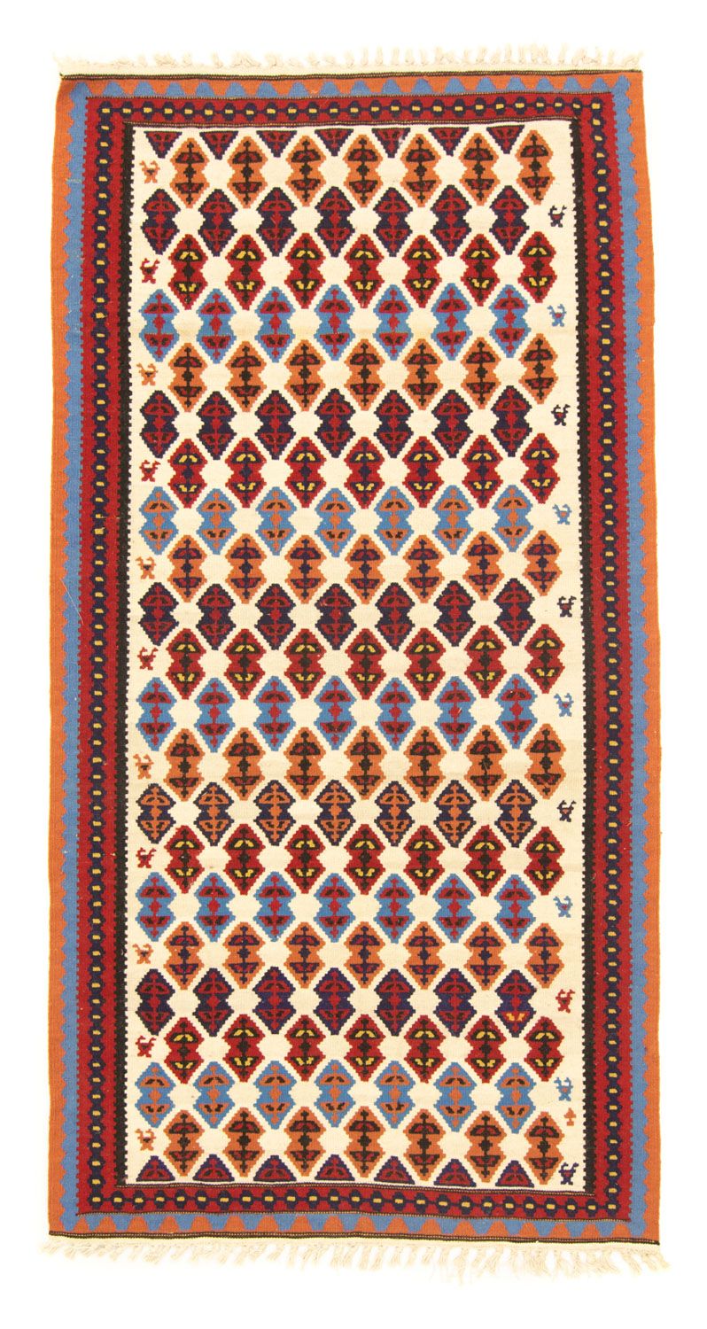 Tapis Kelim - Vieux - 221 x 114 cm - beige